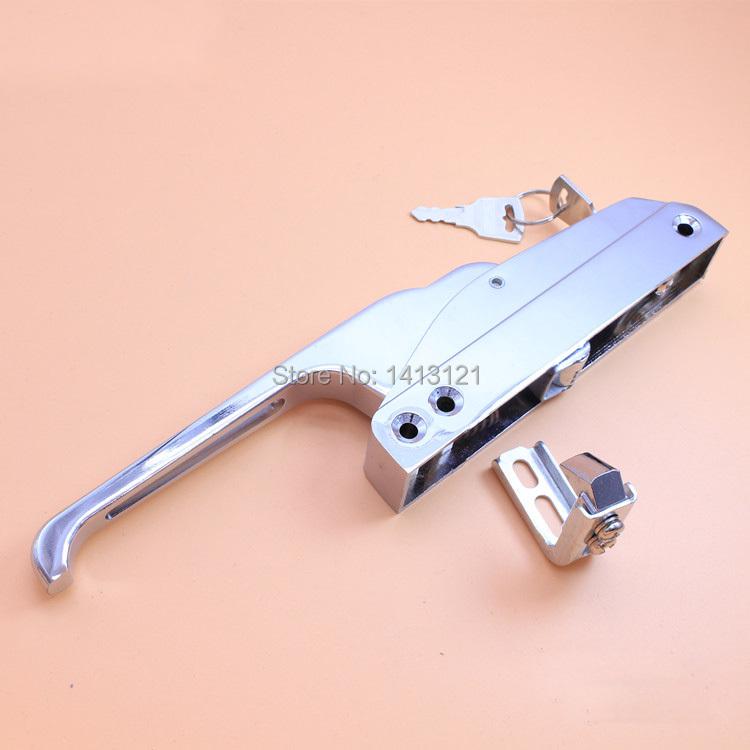 Side-Mounted Freezer Oven Door Handle Cold Storage Knob Lock Latch Hardware Pull Part Industrial