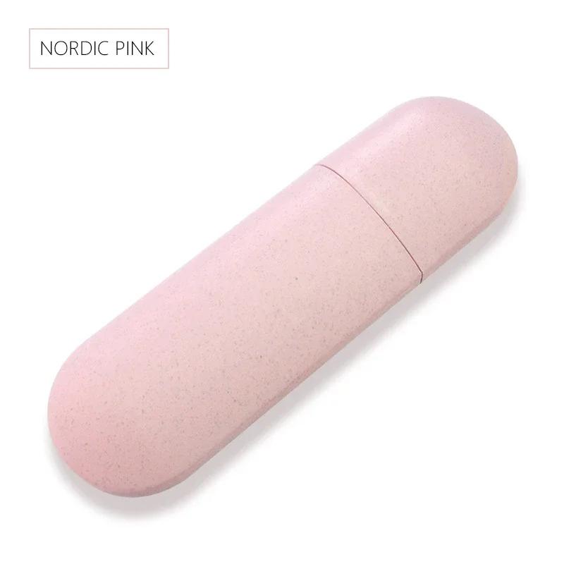 

Bathroom Organizer for Toothbrush, Electric Toothbrush Holder, Portable Cosmetic Capsule Travel Case Organiser рожевий