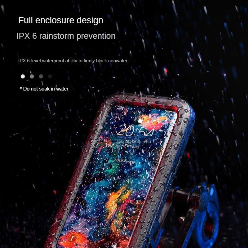 Battery Car Mobile Phone Bracket Rain Water-Proof Bag Take-out Bicycle Electric Motorcycle Tourist Cycling Navigation Universal