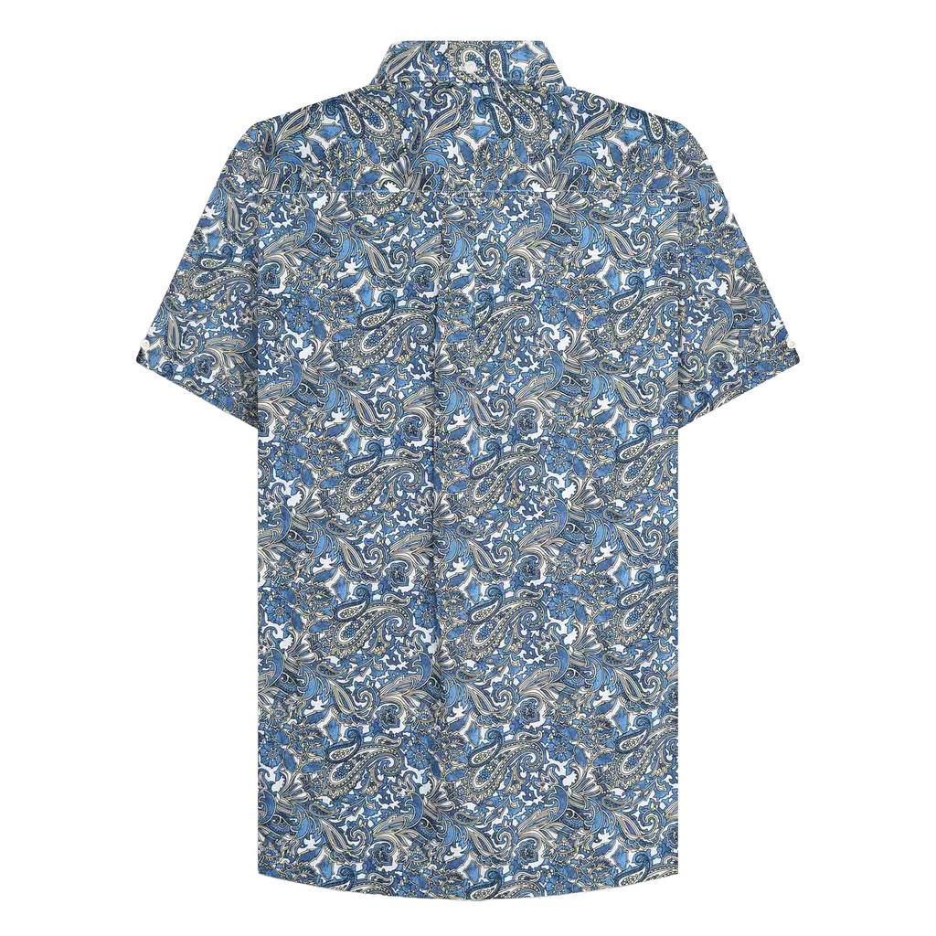 LAMBRETTA Mens SS25 Paisley Shirt