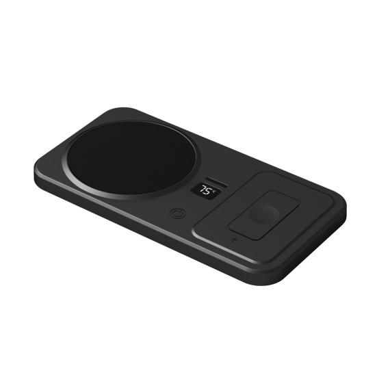 Kaffekoppvarmer med trådløs lader 3 justerbare temperaturinnstillinger Automatisk avstenging Drikkebrikke Smart koppvarmer for iPhone Øretelefon Klokke