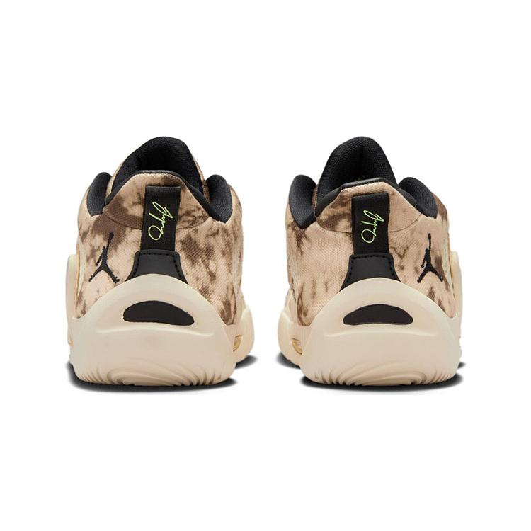 Jordan Tatum 1 Tatum 1 Slip Resistant Cushioning Abrasion Resistant Low Top Children's Basketball Shoes Sesame Brown DX5357-200