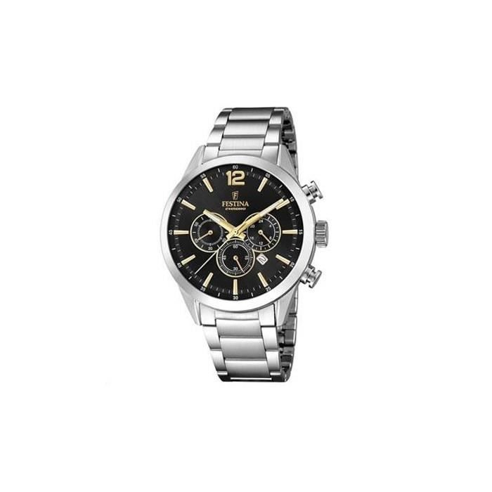 Orologio - FESTINA - F20343_4 - Quarzo - Analogico - Acciaio grigio