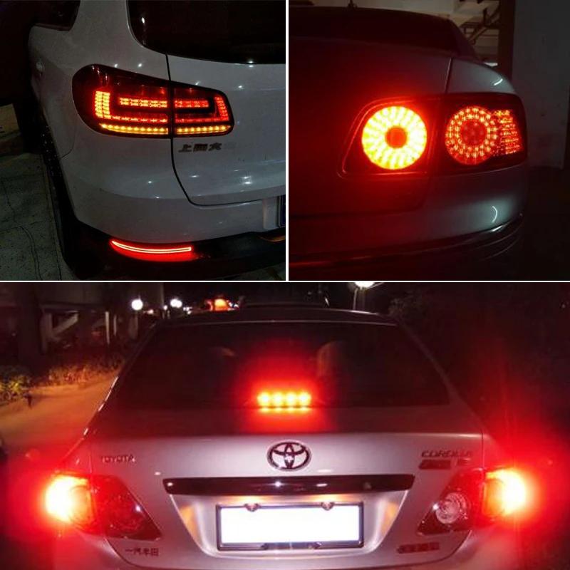 10X 12V 24V Auto LED Světlo Signální Žárovky 5 Barev 1156 Ba15S COB 12SMD P21W Super Jasné Motocyklové Směrové Světlo Brzdové Světlo