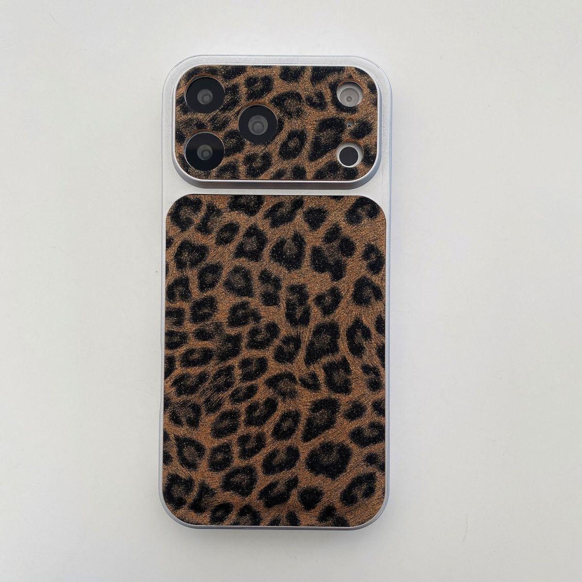 Luxury Phone Case Shockproof PU for iPhone Opp Bag&For iPhone 16 коричневый