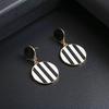 New Korean Heart Statement Drop Earrings  for Women Fashion Vintage Geometric Acrylic Dangle Hanging Earring Jewelry ear stu