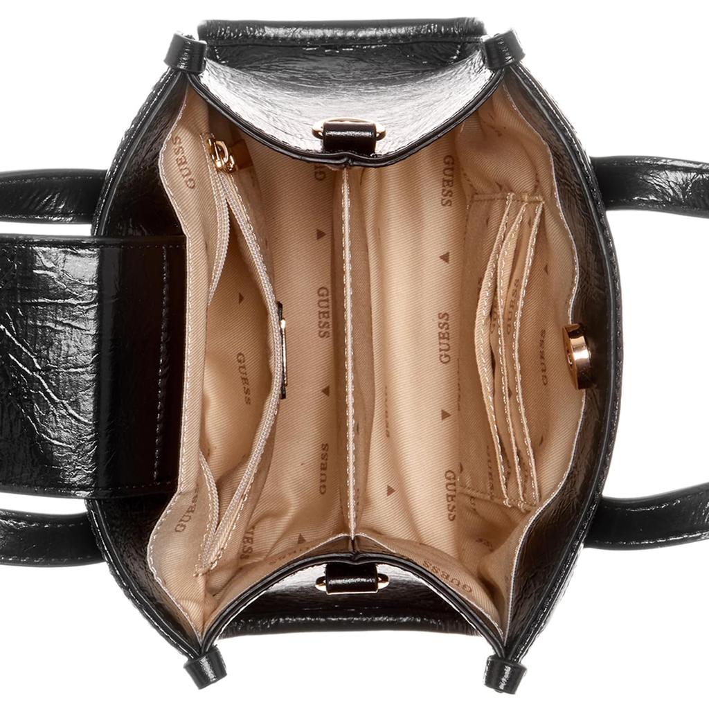 Guess SILVANA 2 COMPARTMENT MINI TOTE BLA Women's