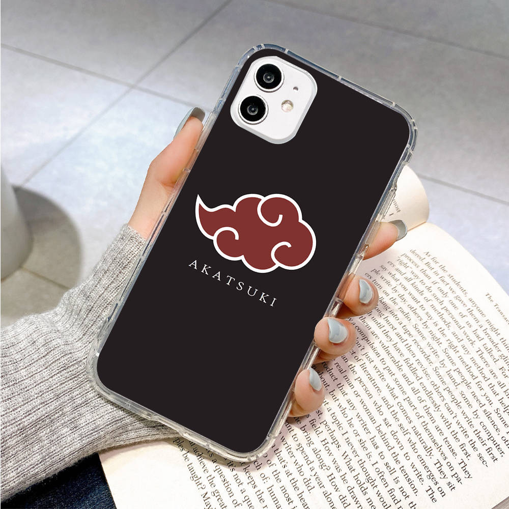 Case for Samsung A04 A14 A23 A34 A54 M23 M33 M52 M53 Realme 10 9 C30S C35 C55 VIVO Y02S Y21 Y51 X80 Pro Transparent Cover WI50 Akatsuki Naruto Cloud