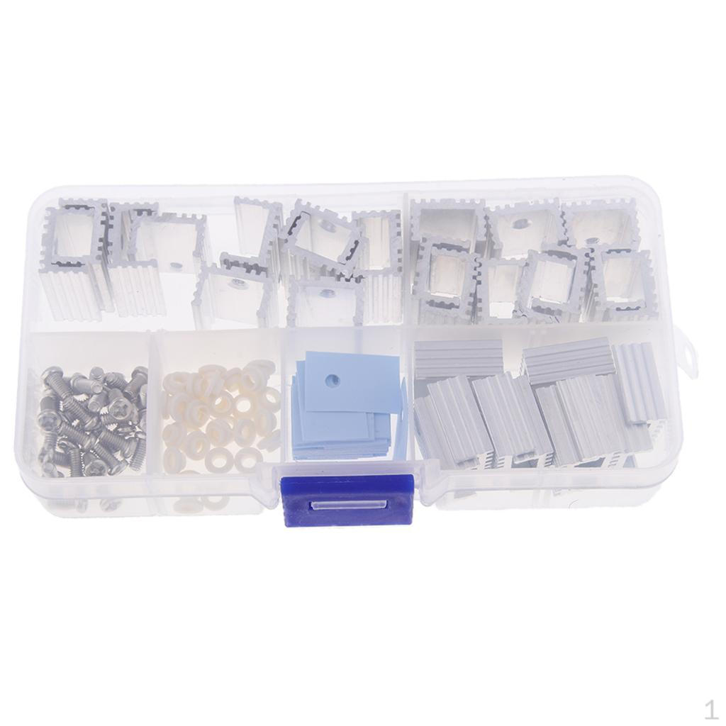 

Heatsink Cooling Fin Sink +to-220 Insulated Particle/ Sheet
