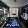 1PC Custom Name Cosmic Cat Dreamscape Theme Floor Mat Ideal for Living Room, Game Rooms, Office, Bedroom, Office Floor Mat , Floor Mats for Home