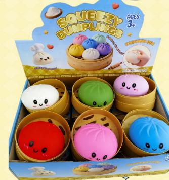 Rainbow Dumplings Squishy Blind Box Slow Rising Fidget Toy