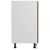 Lyon Under Sink Cabinet In Smoked Oak Finish 80 X 46 X 81.5 Cm Particleboard