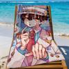 Anime T-Toilet Bound H-Hanako K-kun Asciugamano Sportivo Asciugatura Rapida Attrezzatura da Viaggio Campeggio Anti-Sabbia Morbido Leggero Grande Asciugamano da Spiaggia