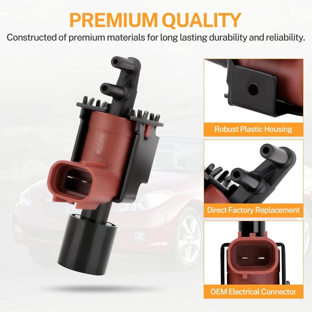 25860-62010 Toyota Vacuum Switching Valve Solenoid VSV Replacement For 1992-2007 Toyota Camry Sienna Avalon Highlander Solora 92-06 Lexus ES RX 300