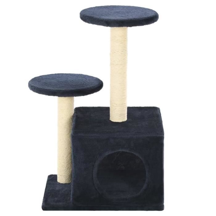 VidaXL Cat Tree with Sisal Scratching Posts 60cm Dark Blue