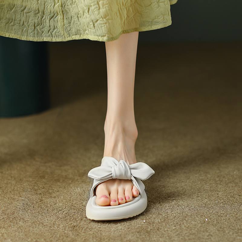 Мюли Krazing Pot из микрофибры с открытым носком на низком каблуке — фото 13