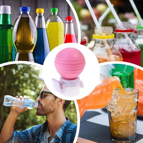 Carbonation Cap, Carbonation-Preventing Cap, PET Bottle Cap, Soda Bottle Cap, Drink Cover Saver, Silicone Soda Bottle Stopper, Fizzy Drink Push-Type S