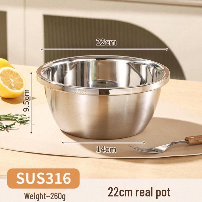 ZISIZ Пищевая Extra Толстая Миска из Нержавеющей Стали 304