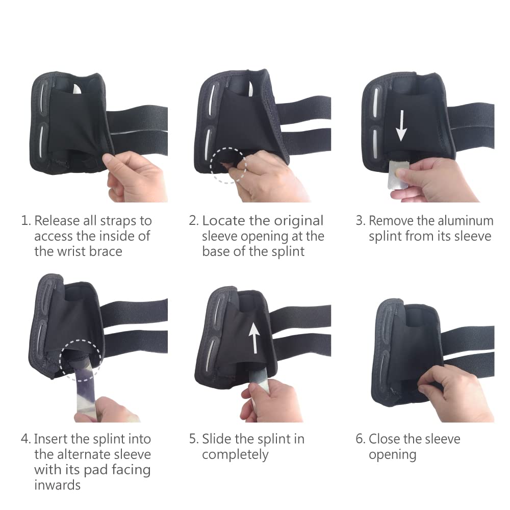 Bracoo WB30 Wrist Supporter Wrist Brace Black