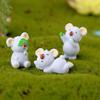 Home Decoration Accessories Lovely Koala Bear Mini Animal Model Figurine Different Posture Room Micro Landscape Resin Crafts