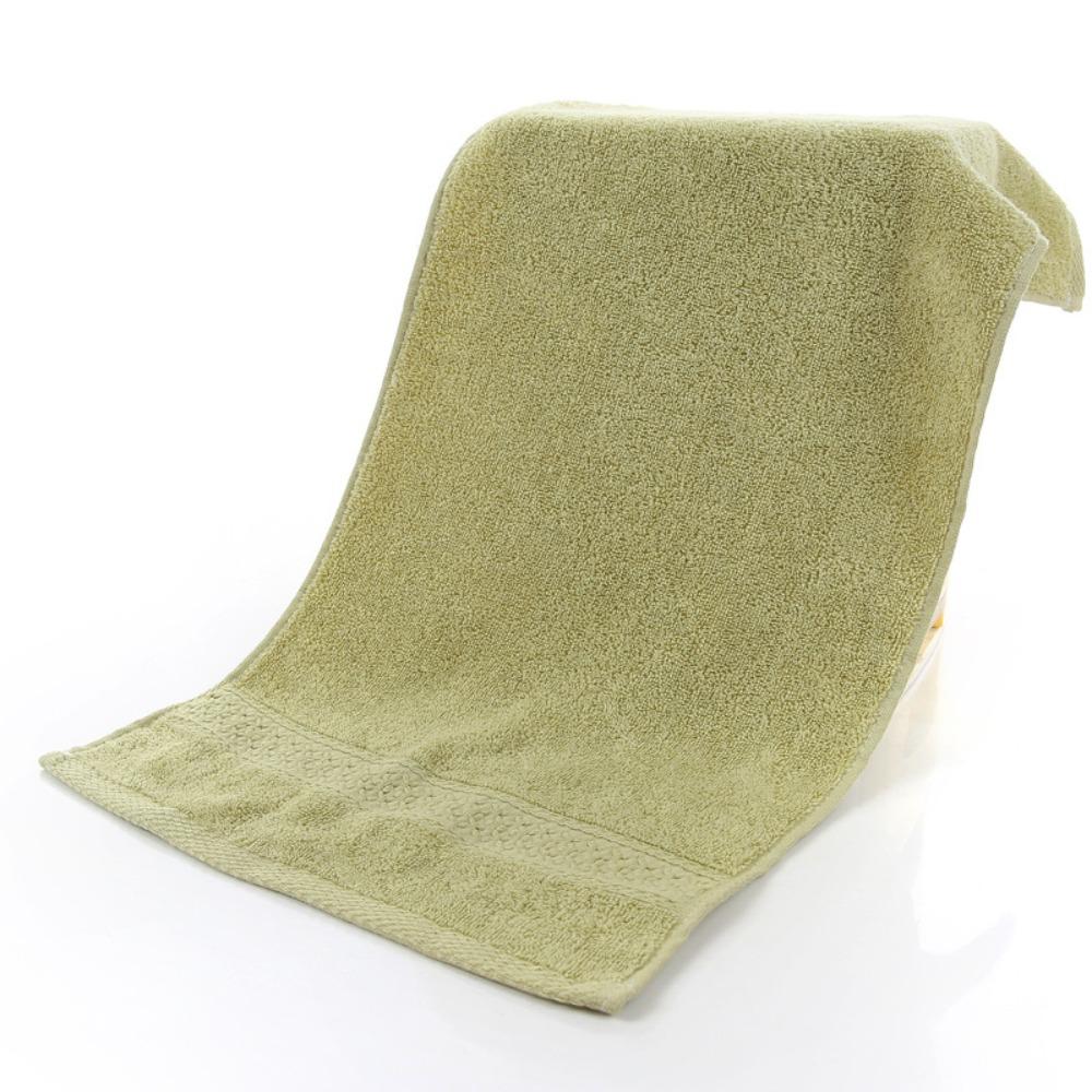 Spot large thickened cotton souvenir towel hotel men's sports face towel plain color broken gear water absorption