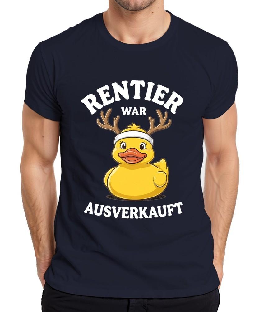 Reindeer Was Sold Out Christmas Rubber Duck Gift Funny Unisexs Tshirt S