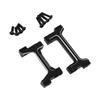 RC CNC Aluminum Alloy Bumper Bracket Set for 118 Car Front and Rear Bumper Mount Black