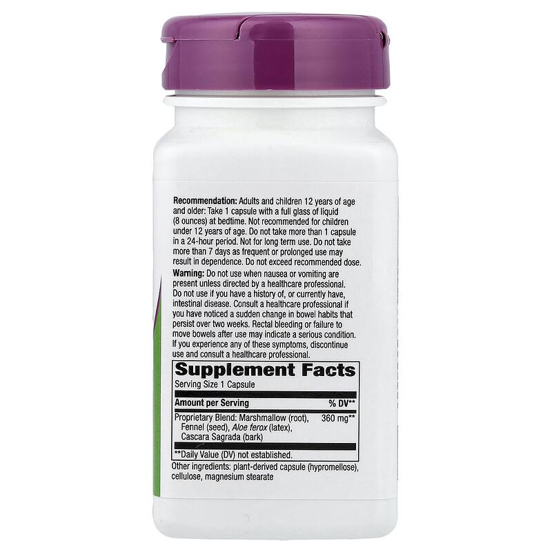 AloeMaxLax™ With Cascara Sagrada, 100 Vegan Capsules
