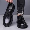 Fashion Lace-Up Oxfords Footwear for Male Wedding Party Office Business Casual Shoe Men Stylish Men's Shoes Formal Leather Shoes for Men