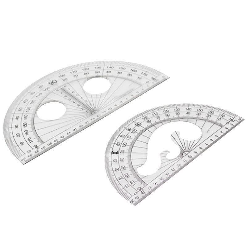 Student Transparent Semicircular Protractor