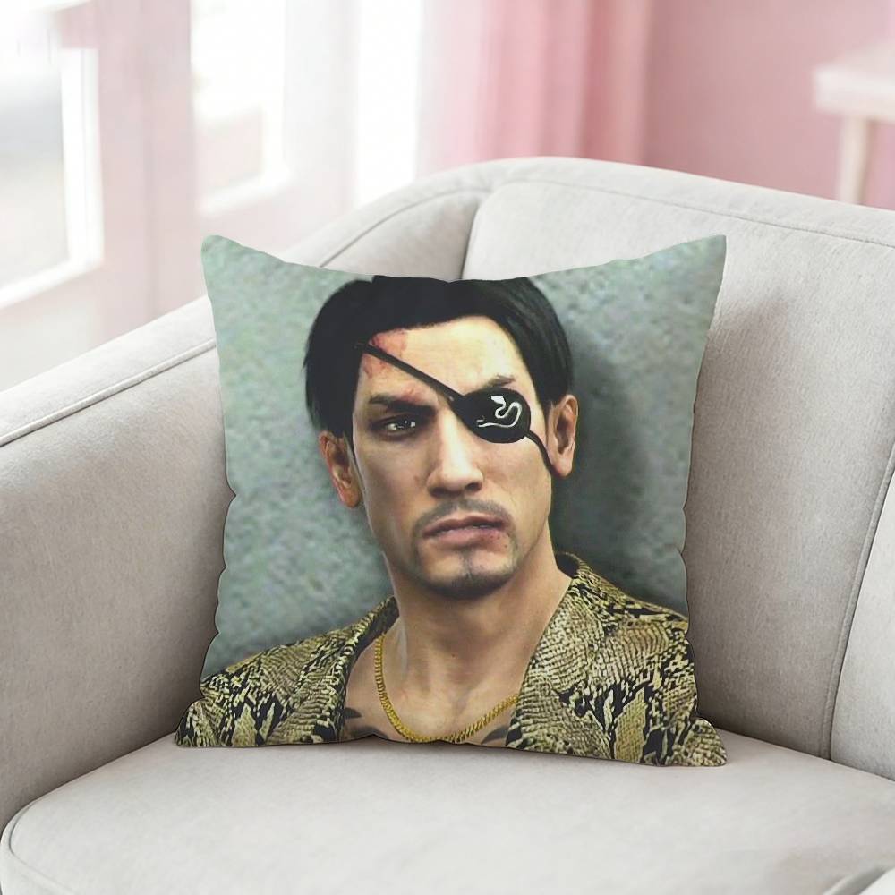 Goro Majima Game YYakuza Pillow Case for Sofa Living Room Home Office Decor Protective Cover