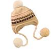 Small Fair Island Knitted Hat Women's Autumn and Winter New Warm Plush Wool Hat Ear Protector Lei Feng Hat