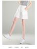 High-Waisted Cotton Sports Shorts - Loose, Wide-Leg, Summer Casual Plus Size