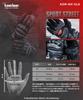 Kaedear Motorcycle Genuine Carbon Hard Floating Cowhide Smartphone Touchscreen Full Finger Sport Gloves, Spring, Summer, Autumn, Mesh, Leather,