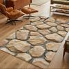 Stone Wall Texture Pattern Non-Slip Home Carpet Design for Living Room Bedroom Office Decor Gift with Vibrant Pattern and Comfortable