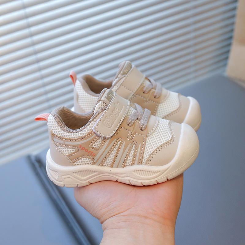 2025 spring baby functional shoes soft sole mesh breathable men's treasure sports shoes girl baby shoes children's shoes 2025
