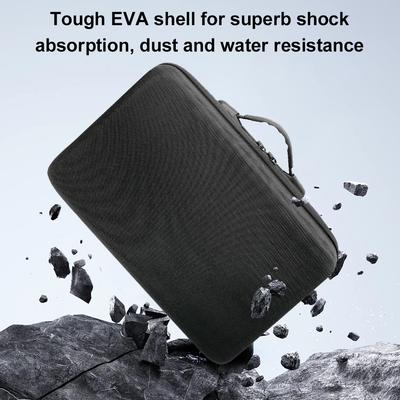 For Canon PIXMA TR160/TR150/iP110 Hard Travel Case with Mesh Bag Wireless Printer Case Anti-Scratch Portable Printer Storage Bag