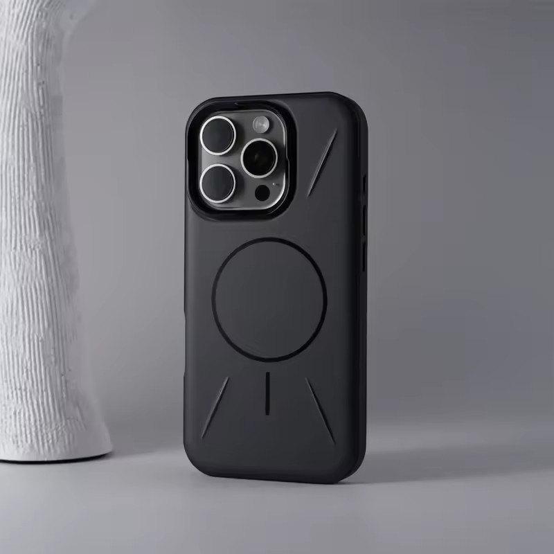 Magnetic Wireless Charging MagSafe Phone Case for iPhone 16 16pro Max 15 14 Pro 13 12 Matte Hybrid Shockproof Hard Armor Cover