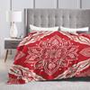 Classic Paisley Bandana  Blanket Soft Warm Flannel Throw Blanket Cover for Bed Living room Picnic Travel Home Couch