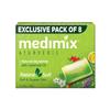 Medimix Ayurvedische Natürliche Glycerin Seife Packung mit 8 x 125g Stück