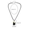 Handcrafted Natural Stone Neckchains Black Tourmalines Pendant Necklace Stones Drop Pendants Costume Accessories Choker