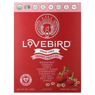 Lovebird, Grain-Free Cereal, Organic Fruity O, 198g (7oz)