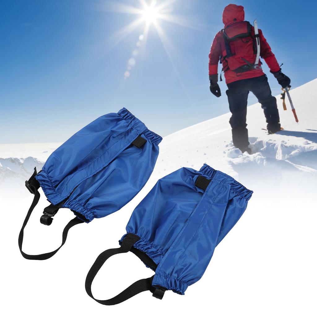 1 Pair Hiking Leg Gaiters Polyester Waterproof Legging Gaiters for Camping Mountain Climbing Fishing