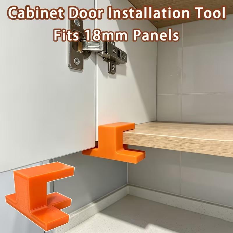Fisso per Installazione Ante di Mobili Localizzatore per Falegnameria Staffa Angolare a T Strumento di Bloccaggio da 18 mm per Mobili a Pavimento e Soffitto