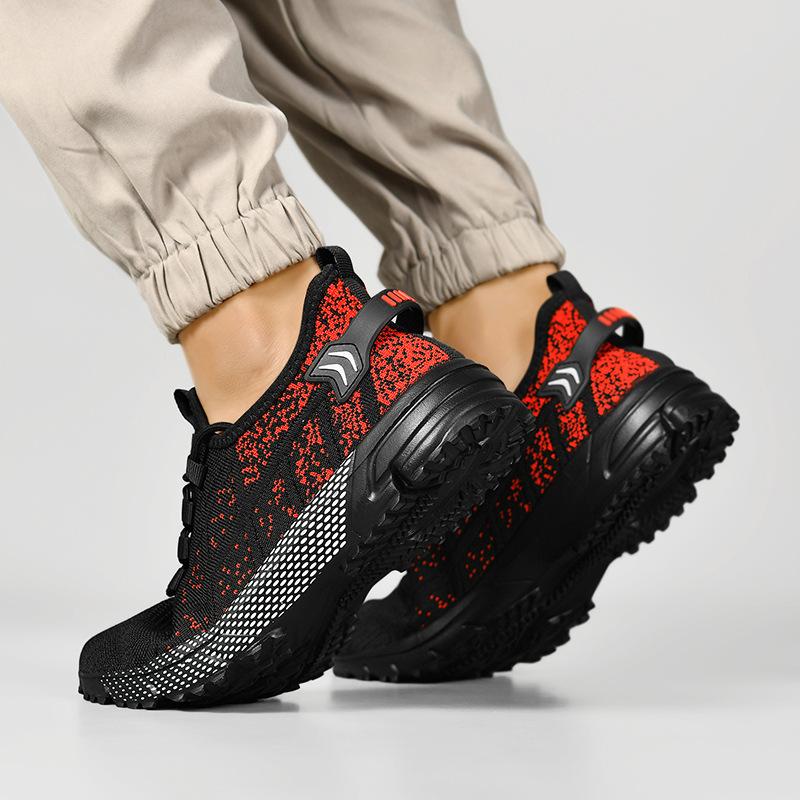 New one-foot stool 39-50 sports shoes casual men's shoes breathable fly-woven mesh air cushion running shoes men's trendy shoes