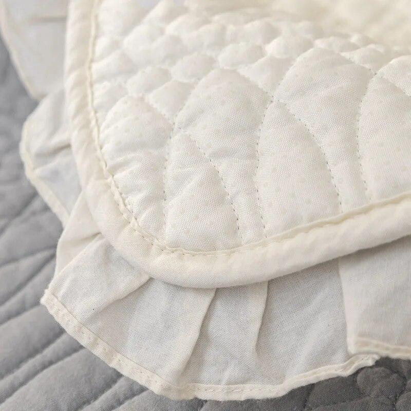 Cotton Sofa Cover for Living Room Thicken Sofa Cushion Solid Color Lace Fabric Embroidery Sofa Cover L Shape Couch Covers Decor