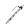 38" Inch Lip And Spur Point Drill Bit with Adjustable Depth Stop for Woodworking
