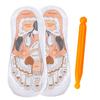 Acupoint Triangle Massager Reflexology Socks Massage Stick Acupuncture Reflexology Socks
