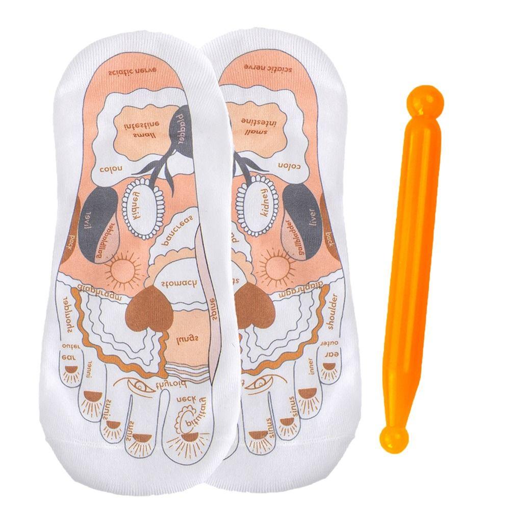 Acupoint Triangle Massager Reflexology Socks Massage Stick Acupuncture Reflexology Socks