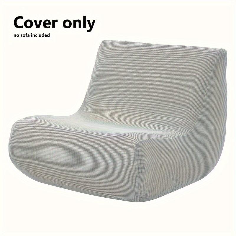 

1pc Stretch Sofa Slipcover Armchair Cover Jacquard Lazy Armless Chair Protector Cover For Bedroom Office Living Room Home Decor